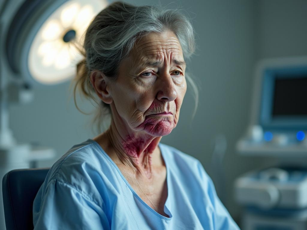 opération maxillo facial raté