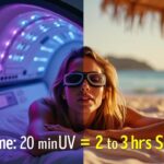 20 minutes d'uv correspond a combien de temps au soleil