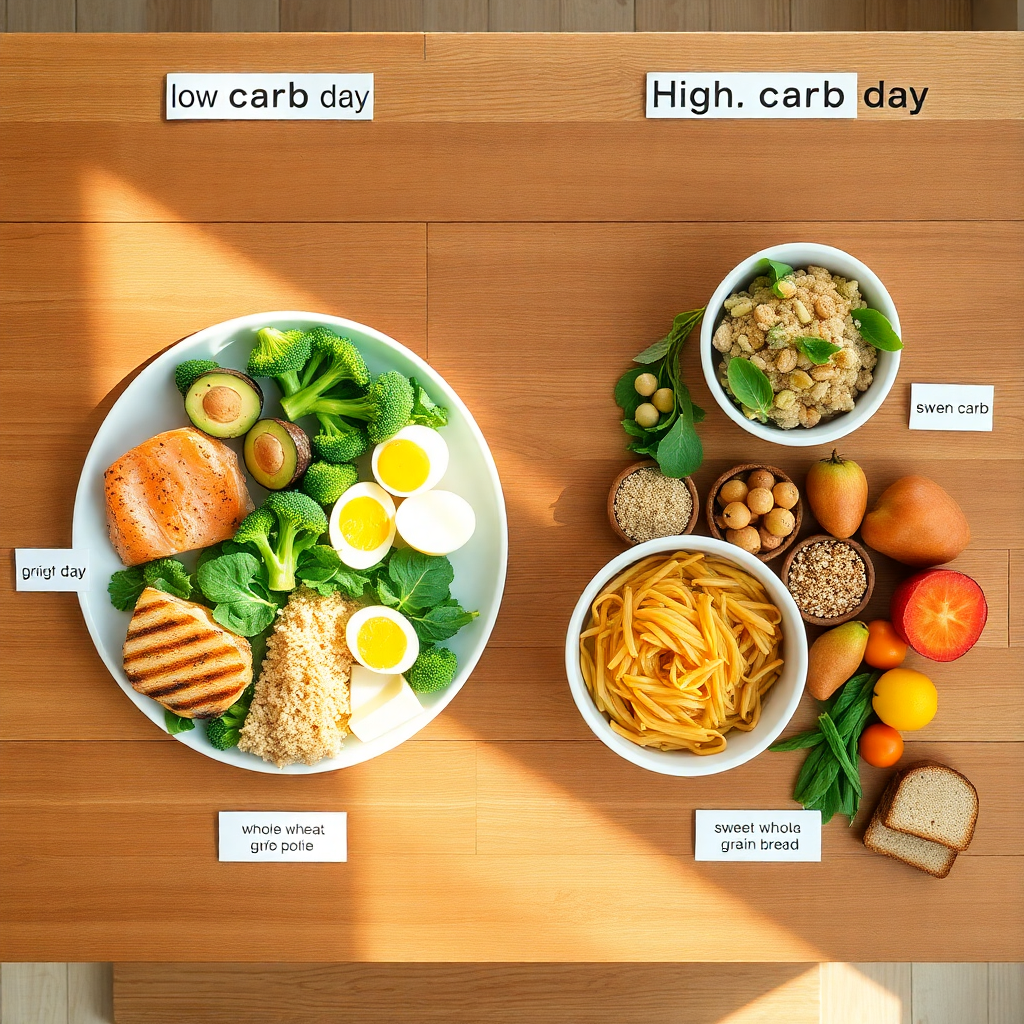 carb cycling menu