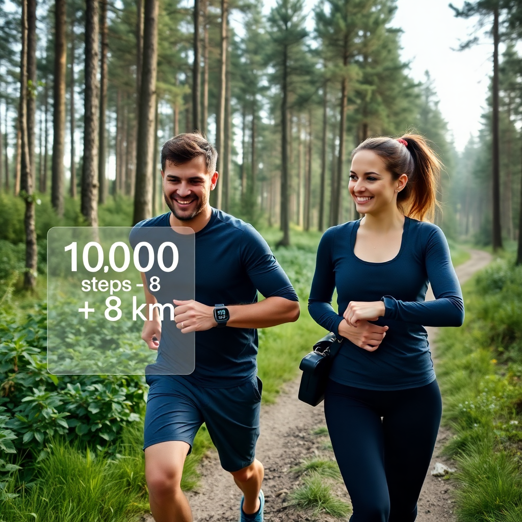 10000 pas en km