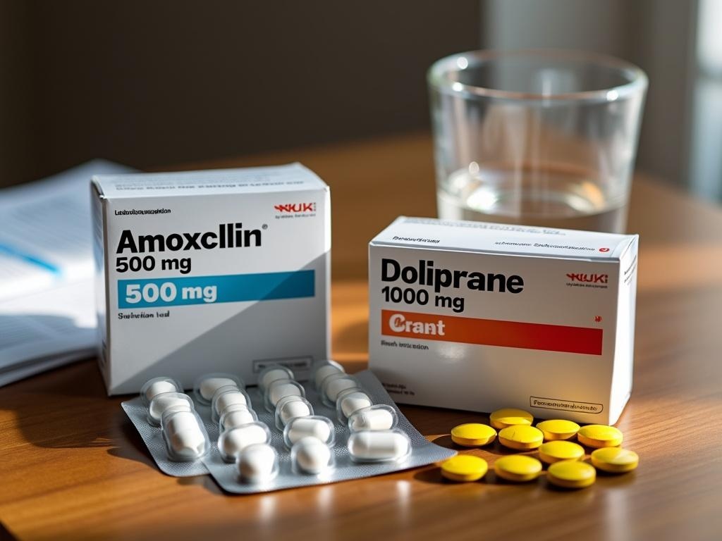 amoxicilline et doliprane