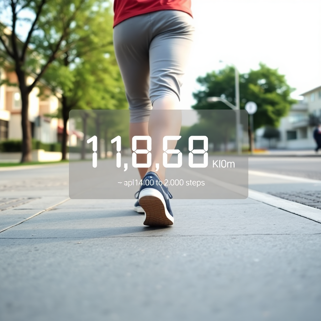 combien de pas dans 1 km