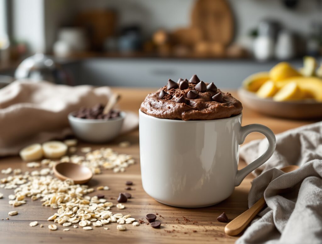 mug cake chocolat healthy