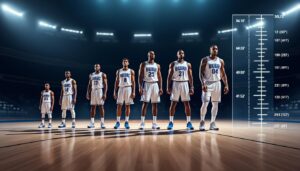 découvrez l'évolution de la taille moyenne des joueurs nba en 2024 ainsi que les chiffres clés qui caractérisent cette tendance dans la ligue.